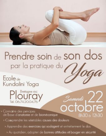 Prendre soin de son dos par la pratique du yoga – Atelier (Plouray – 22 oct 2016)