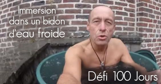 Immersion dans un bidon d&rsquo;eau froide (un gars insolite et attachant) [3 vidéos]